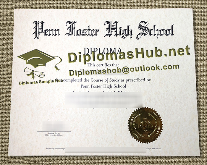 Penn Foster High School Diploma Penn Foster High School Diploma