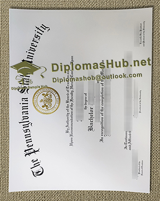 Pennsylvania State University Diploma