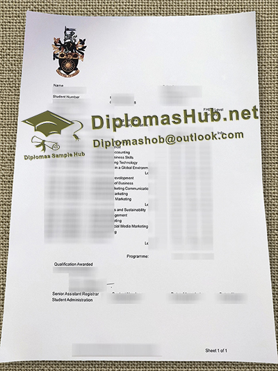 University of Salford Transcript