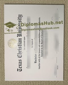 Texas Christian University Diploma