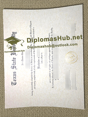 Texas State University Diploma