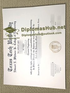 Texas Tech University Diploma