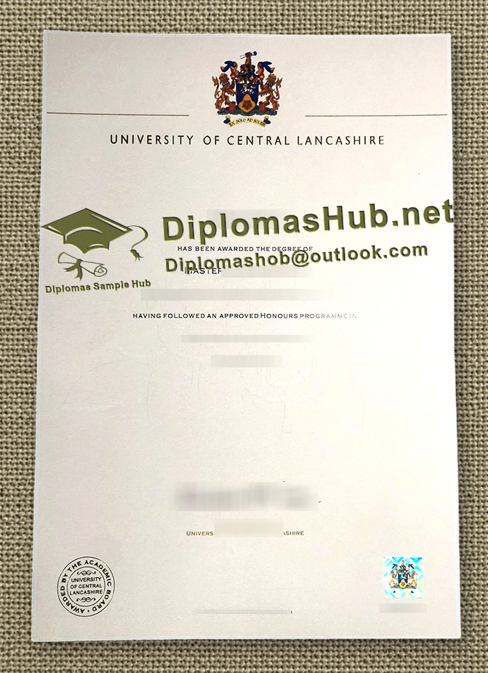 University of Lancashire Degree University of Lancashire Degree