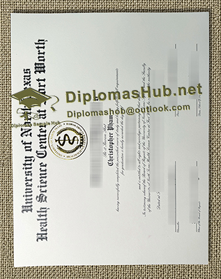 UNT Health Fort Worth Diploma