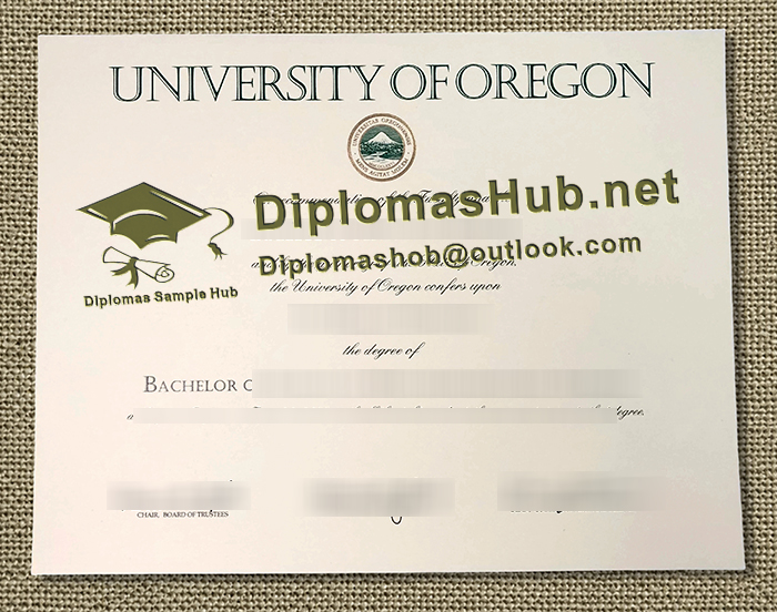 University of Oregon Diploma