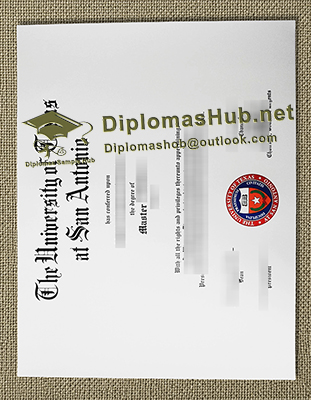 University of Texas at San Antonio Diploma