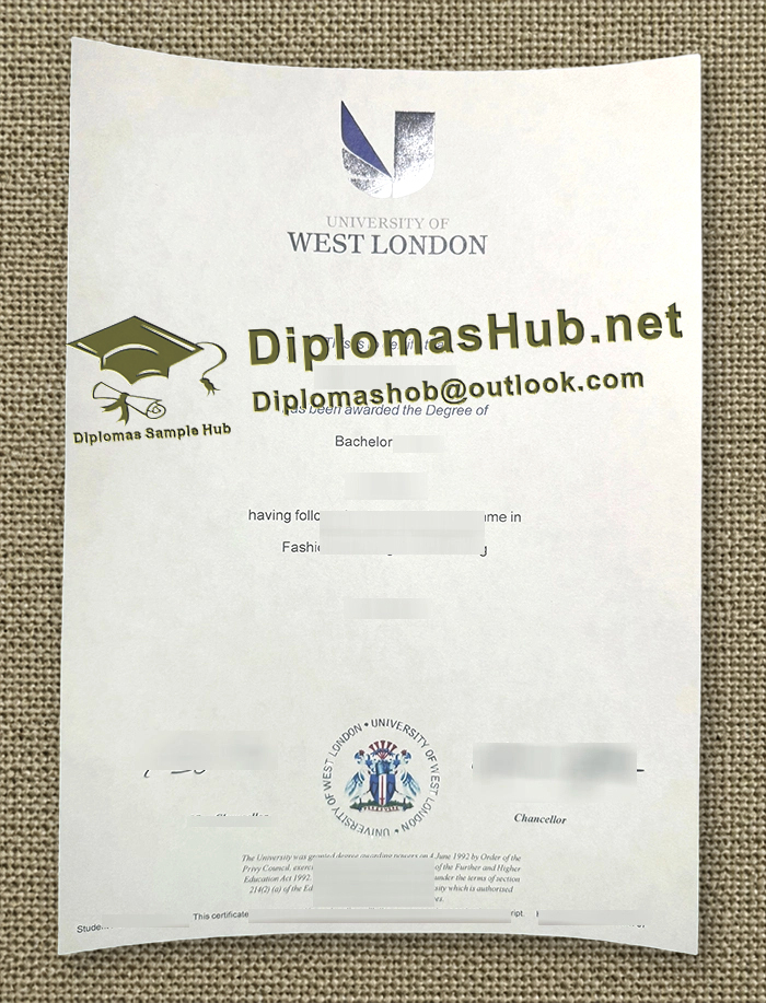 University of West London Degree University of West London Degree